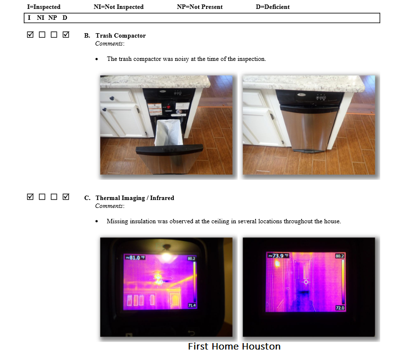 Understanding Home Inspection report Codes