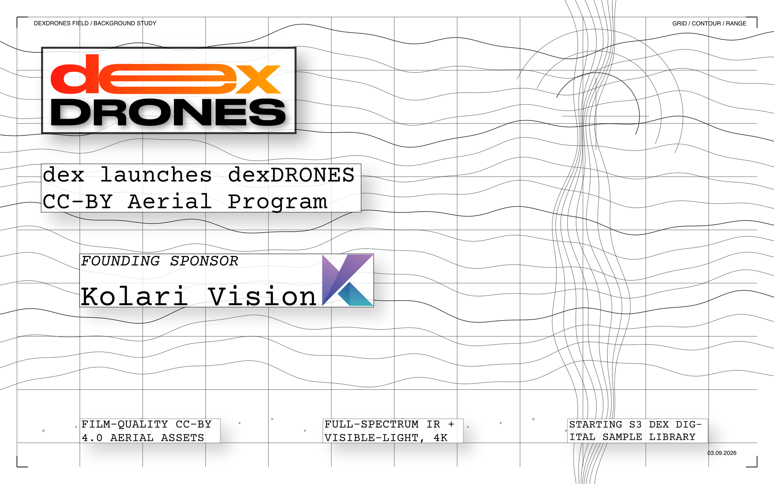 Introducing dexDRONES: Open, film-quality aerial as‏‏‎sets for creators and partners