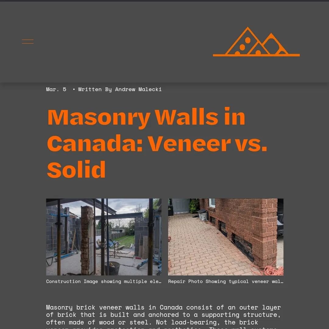 New Blog post live today talking about common masonry wall construction applications.
Follow link in our bio!