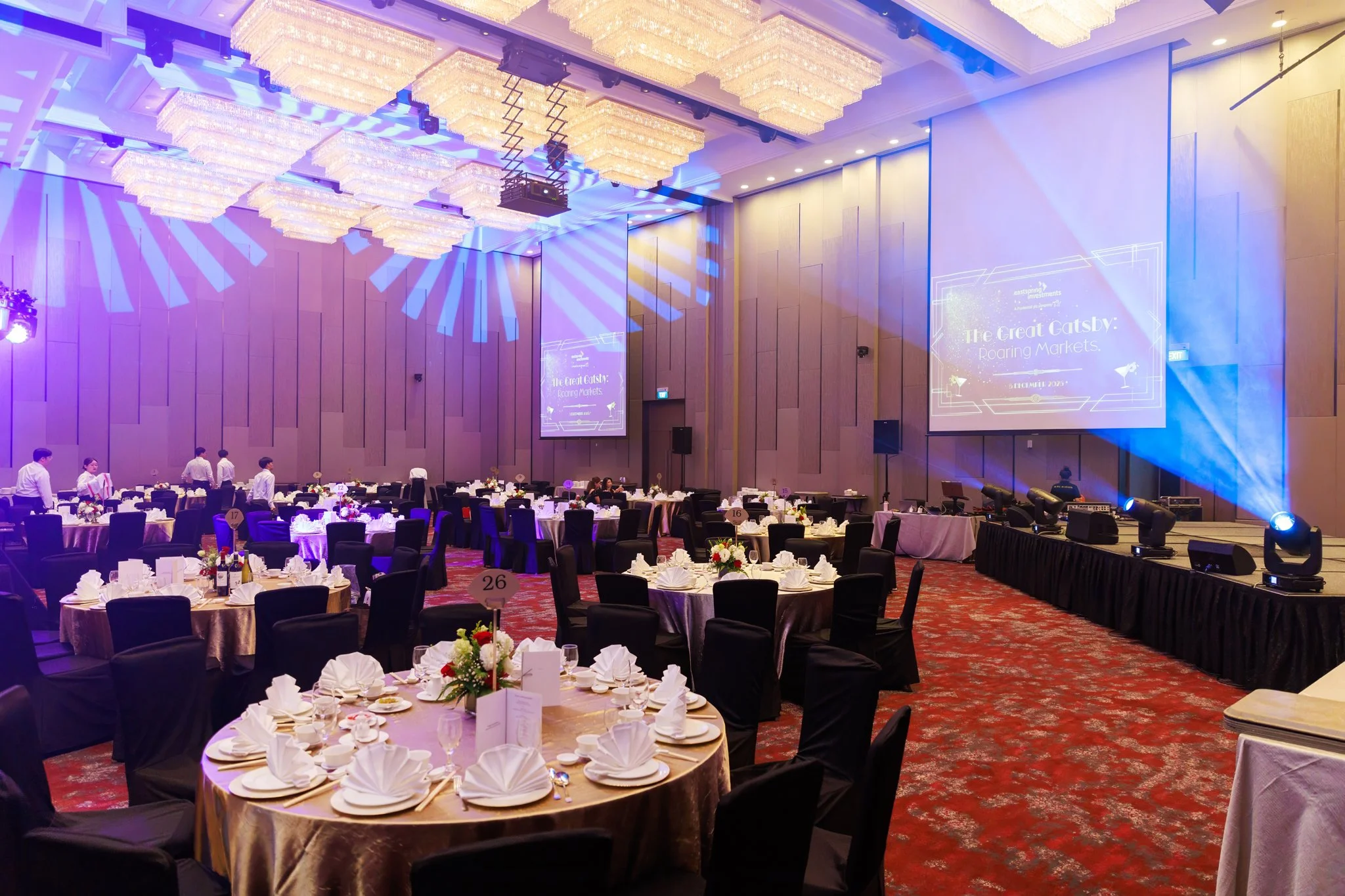 Dinner and Dance held at Sheraton Towers, Singapore