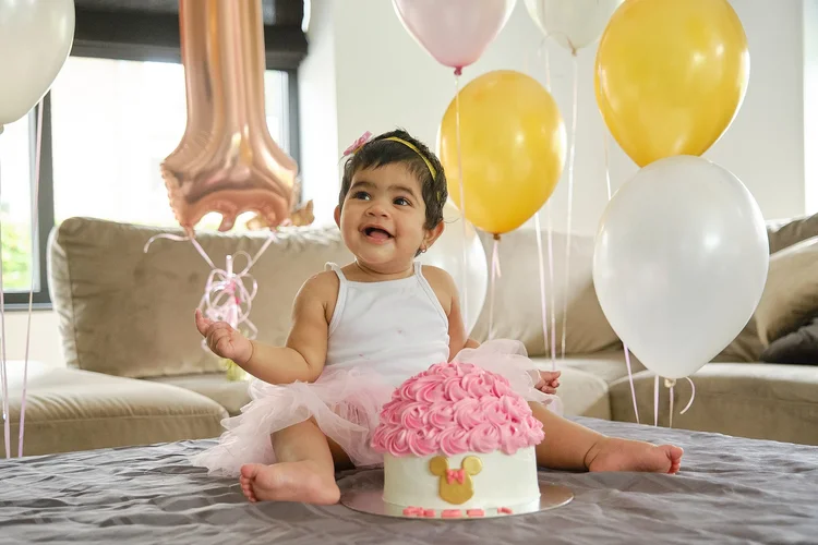 Cakesmash fotoshoot Zoetermeer — eerste verjaardag