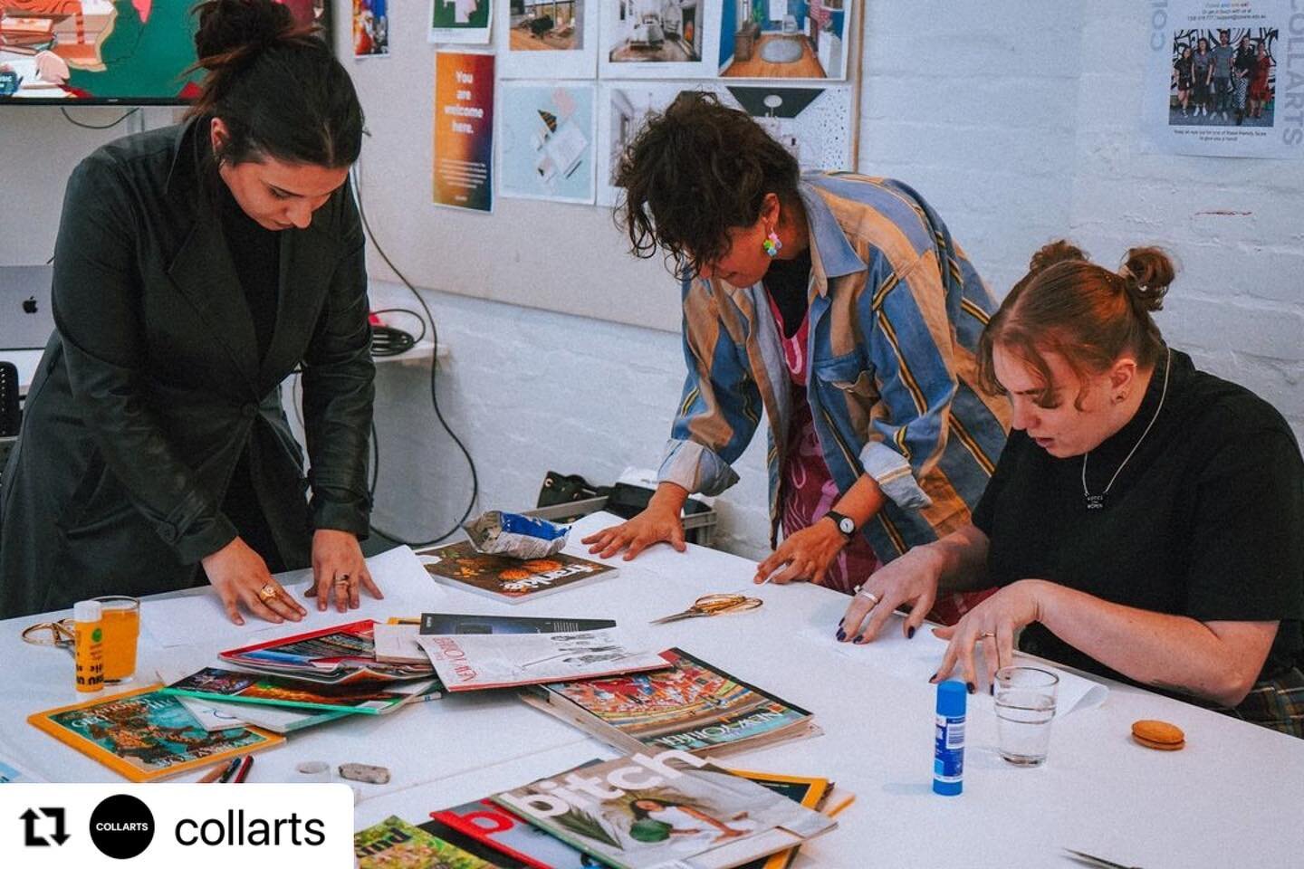 #Repost from our IWD workshop @collarts

・・・
What better way to encourage creative expression on #InternationalWomensDay than with a zine and collage workshop by the hosts of the @beingbiracialpodcast?

Last week, Kate Robinson and Maria Birch-Morung