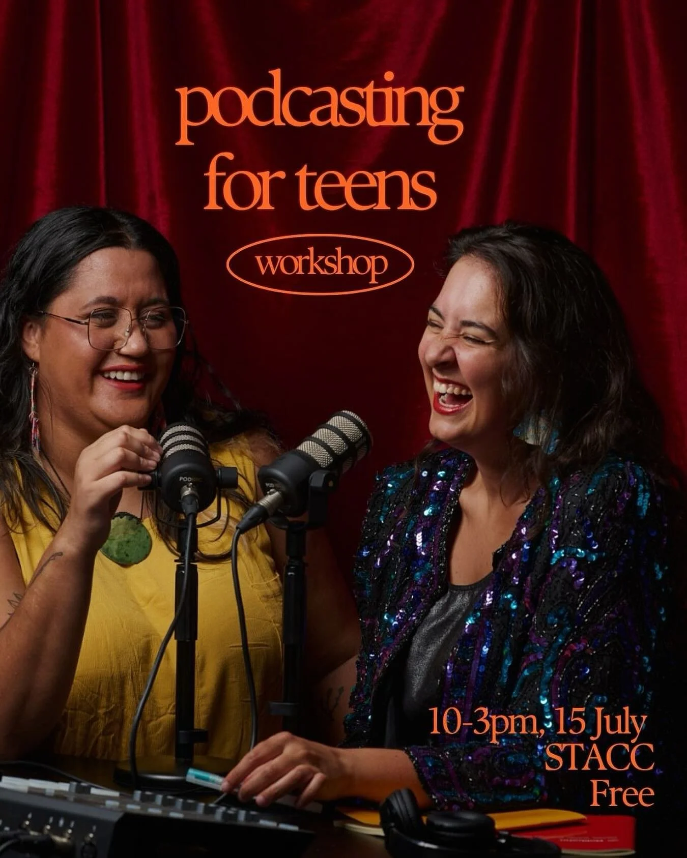 We are running two school holiday workshops for kids and teens to learn how to podcast!

🗓️ Kids: 10-1pm 14 July 2025
Young people: 10-3pm 15 July 2025 

Lunch is included and the workshops are free! Register via the link in our bio. 

📍St Albans C