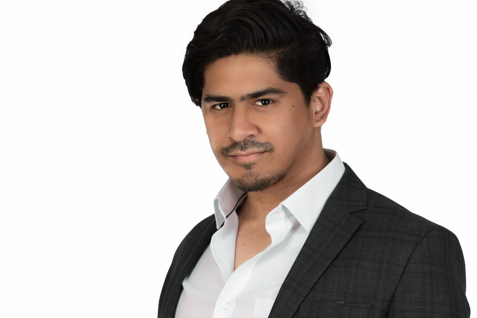 Professional studio headshot for LinkedIn profile