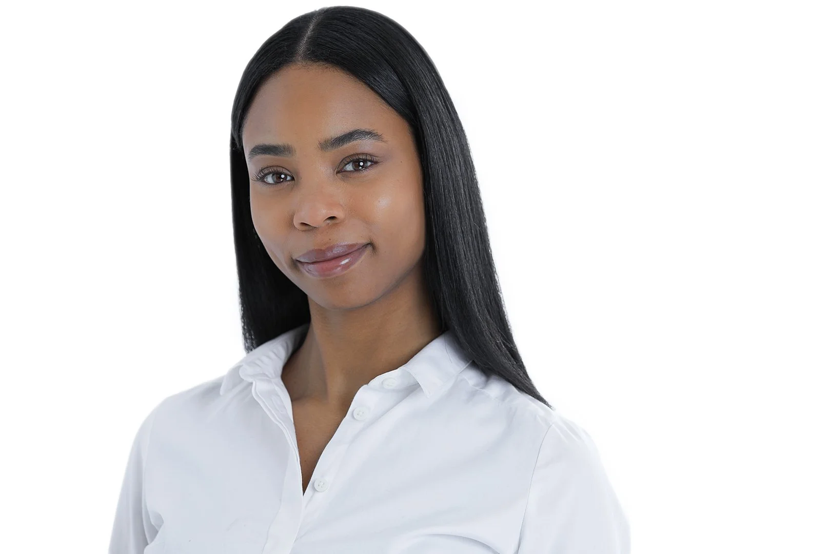 Professional studio headshot for LinkedIn profile