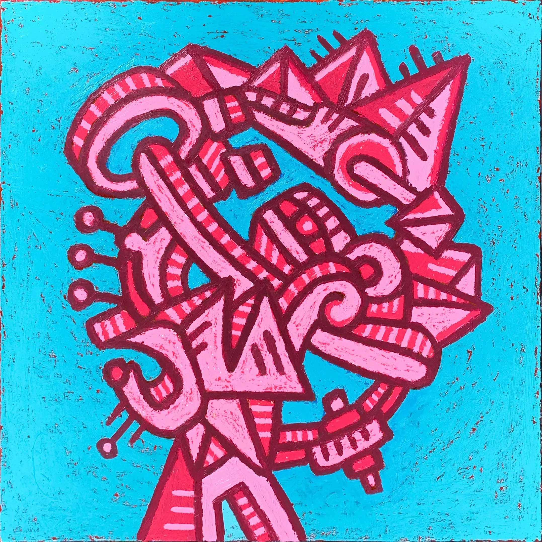 Mother, 2023. Oil on canvas - 36 x 36 x 1.5 in