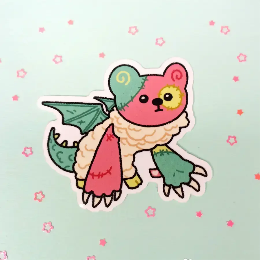 Chimera bear sticker