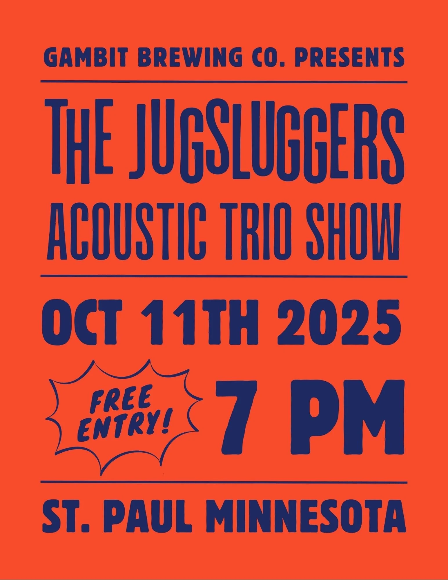 Live Music: the Jugsluggers