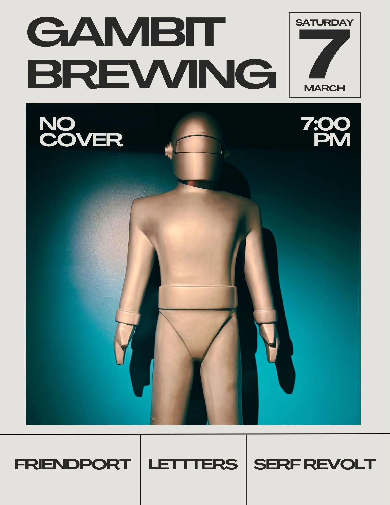 Rock Night: Lettters, FriendPort &amp; SERF REVOLT