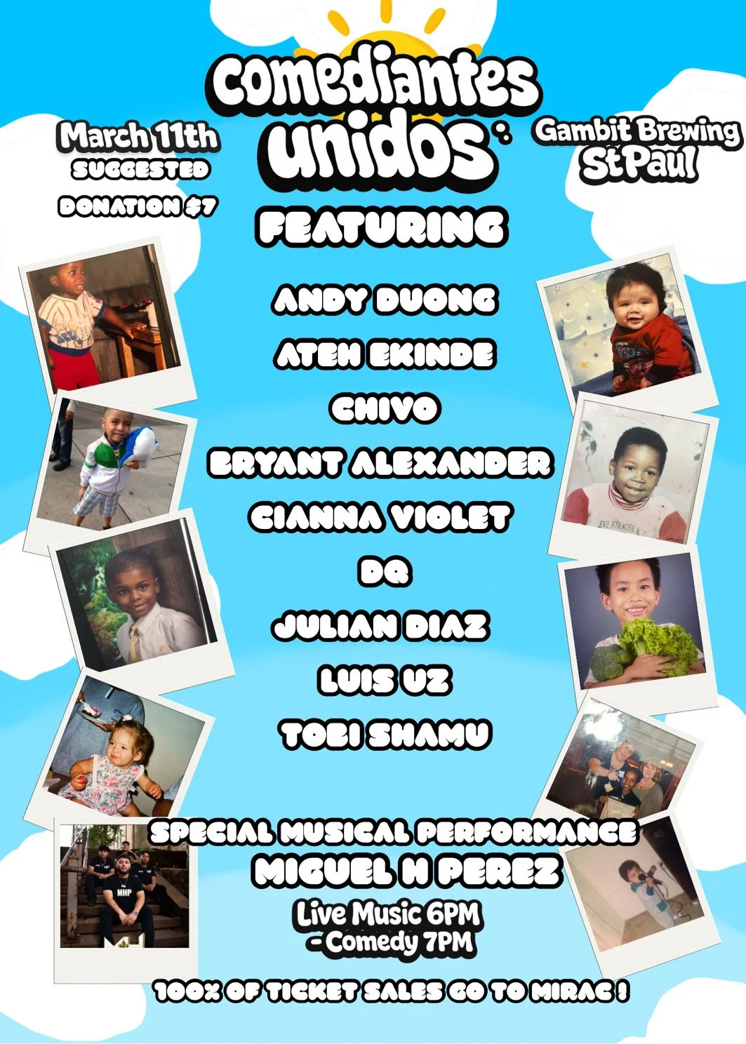 Comediantes Unidos: Standup Comedy Supporting Local Immigrant Families