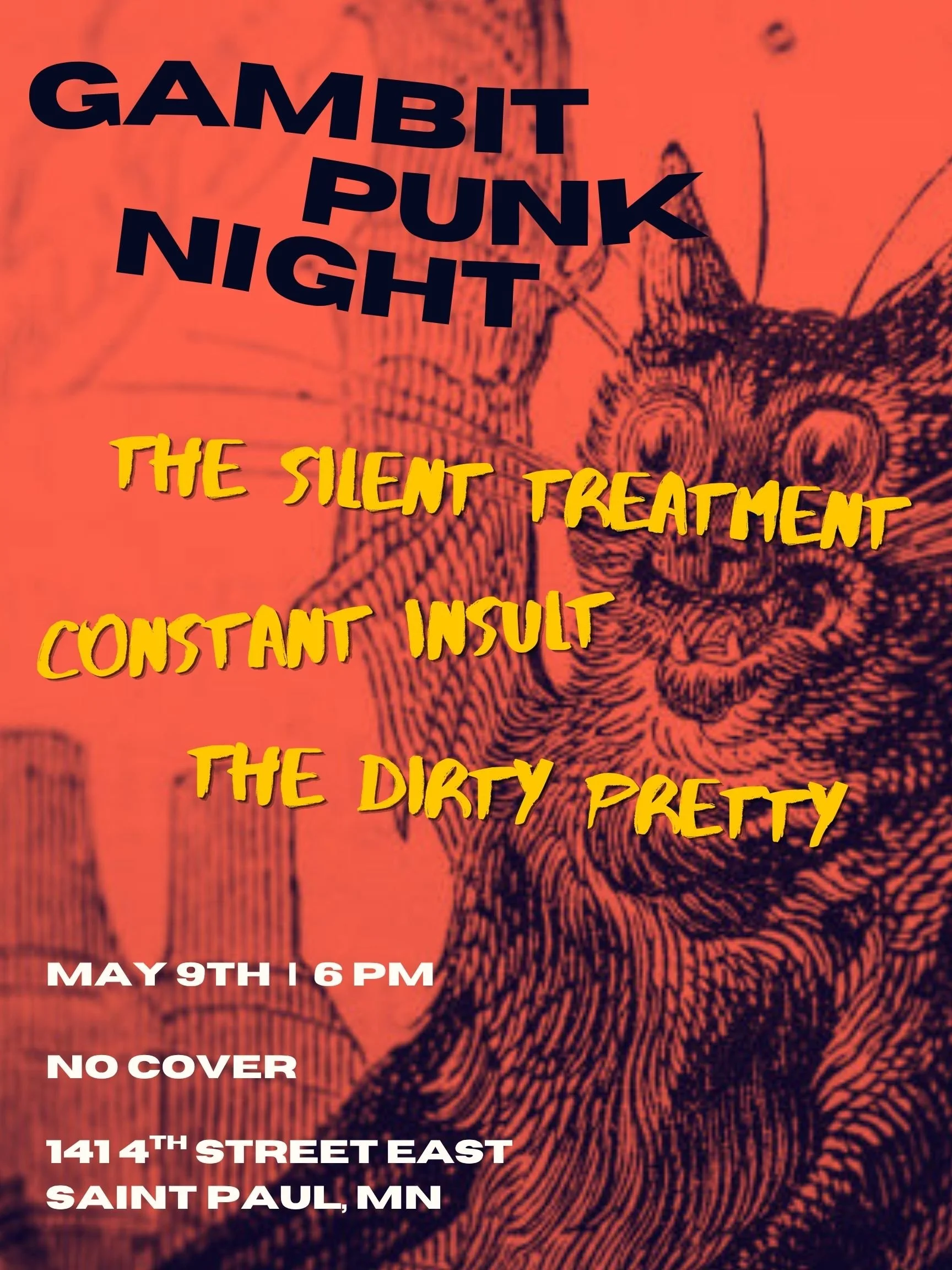 Punk Night: The Silent Treatment, Constant Insult &amp; The Dirty Pretty