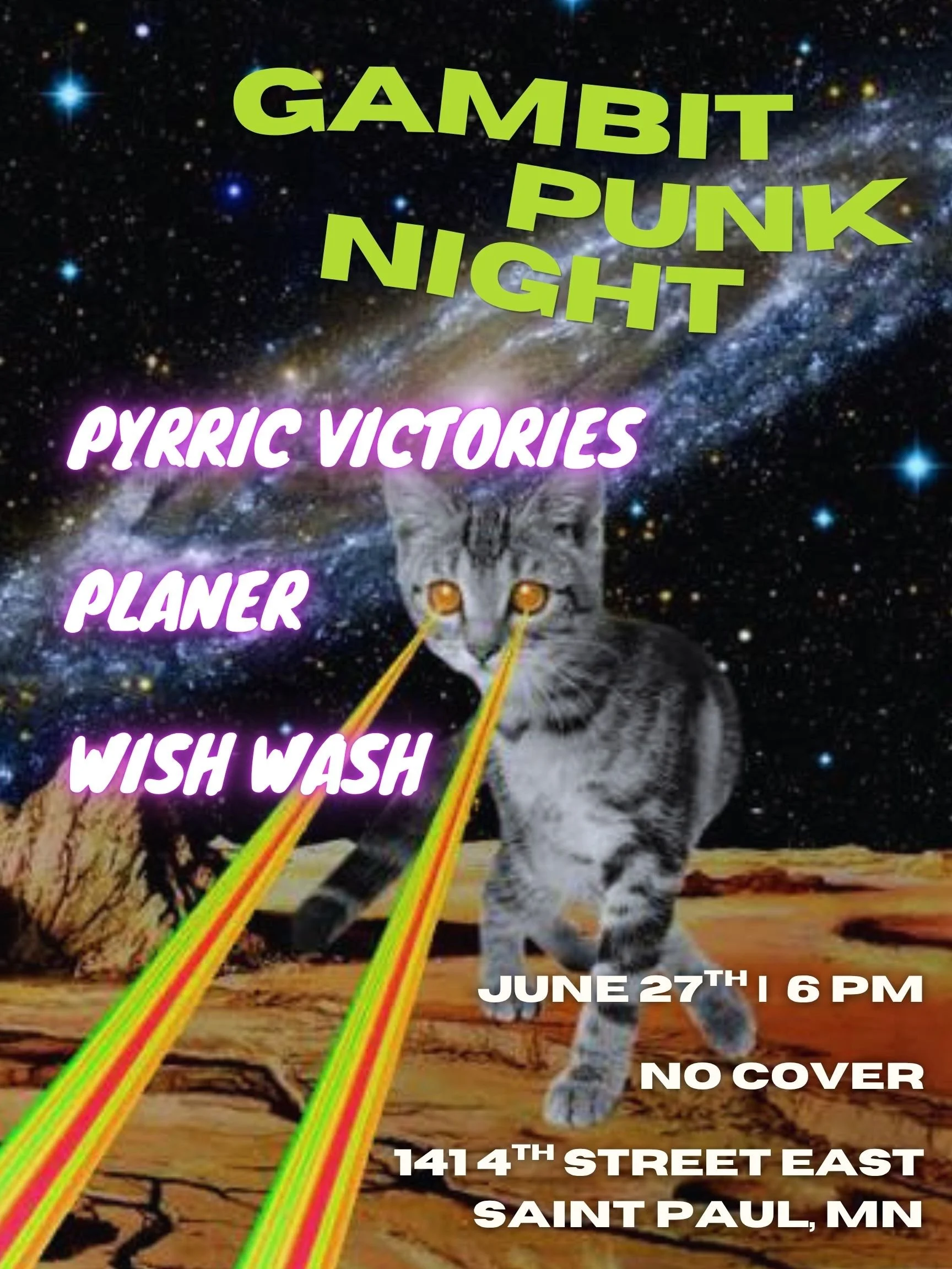 Indie Night: Pyrric Victories, Planer &amp; Wish Wash