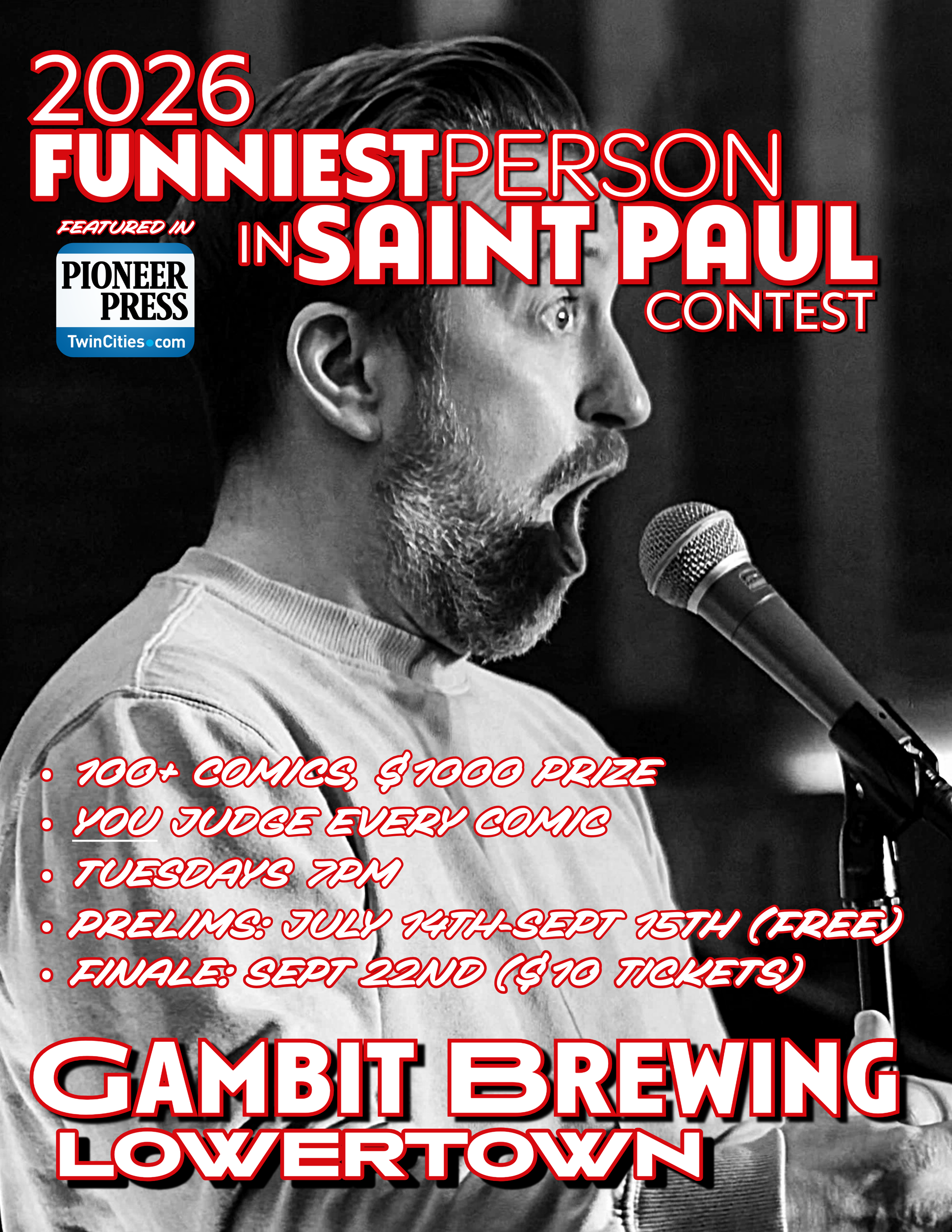 2026 Funniest Person in St. Paul Contest Week 1