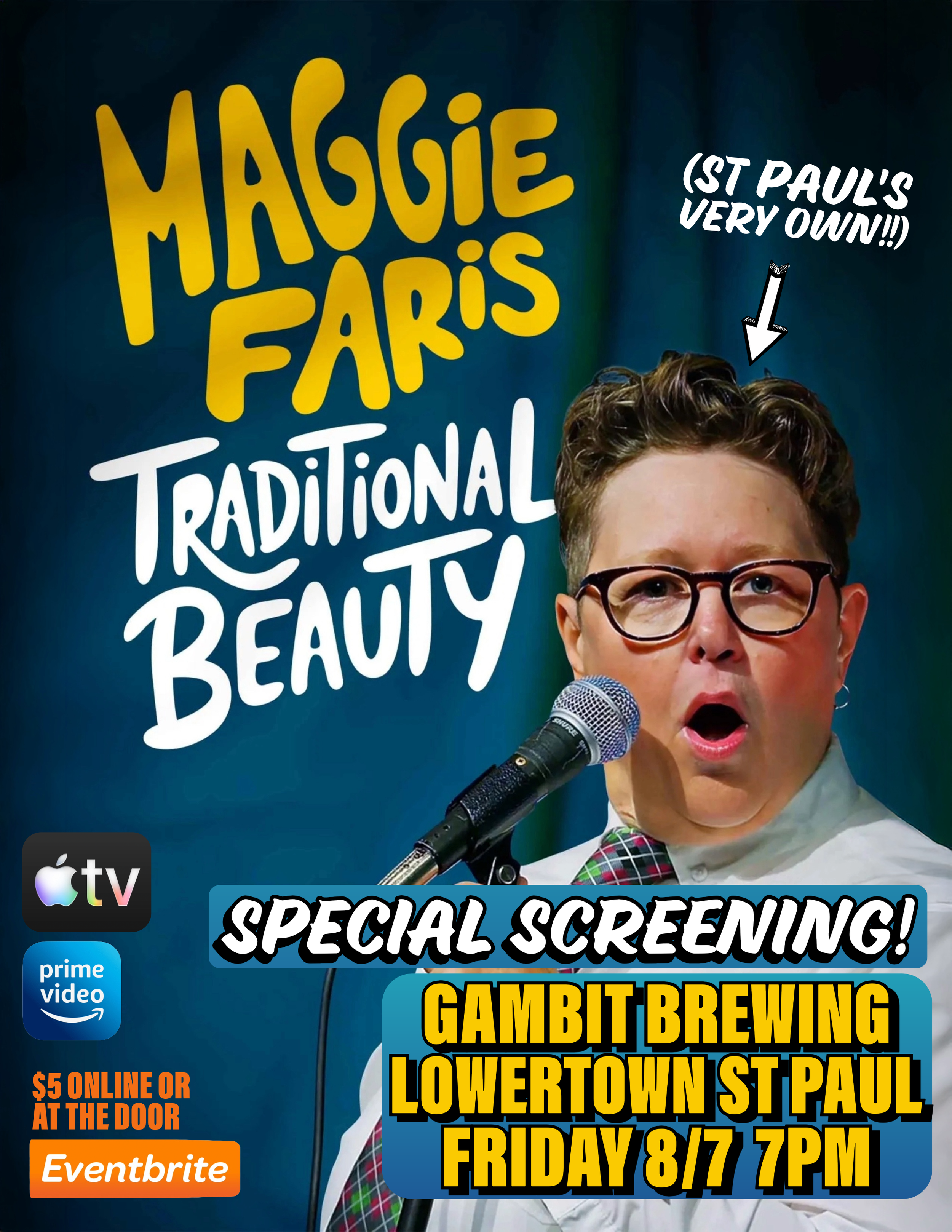 Maggie Faris Traditional Beauty Comedy Special Screening