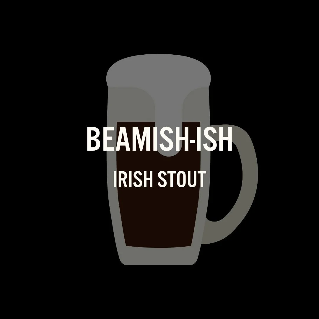 Dry rish Stout Collab. 5.2% ABV.