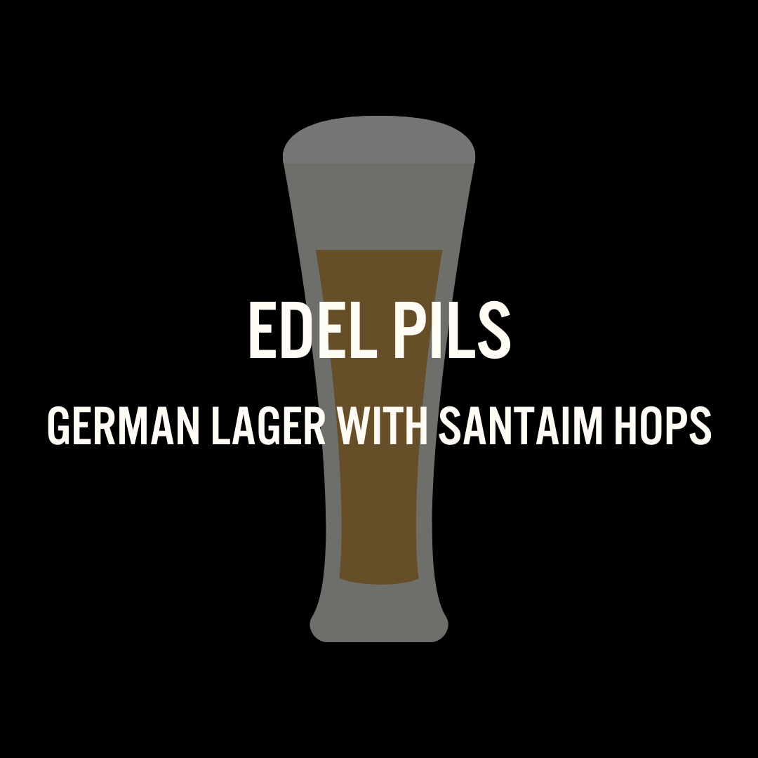 German lager with Lucy 13 Santiam hops. 5.4% ABV.
