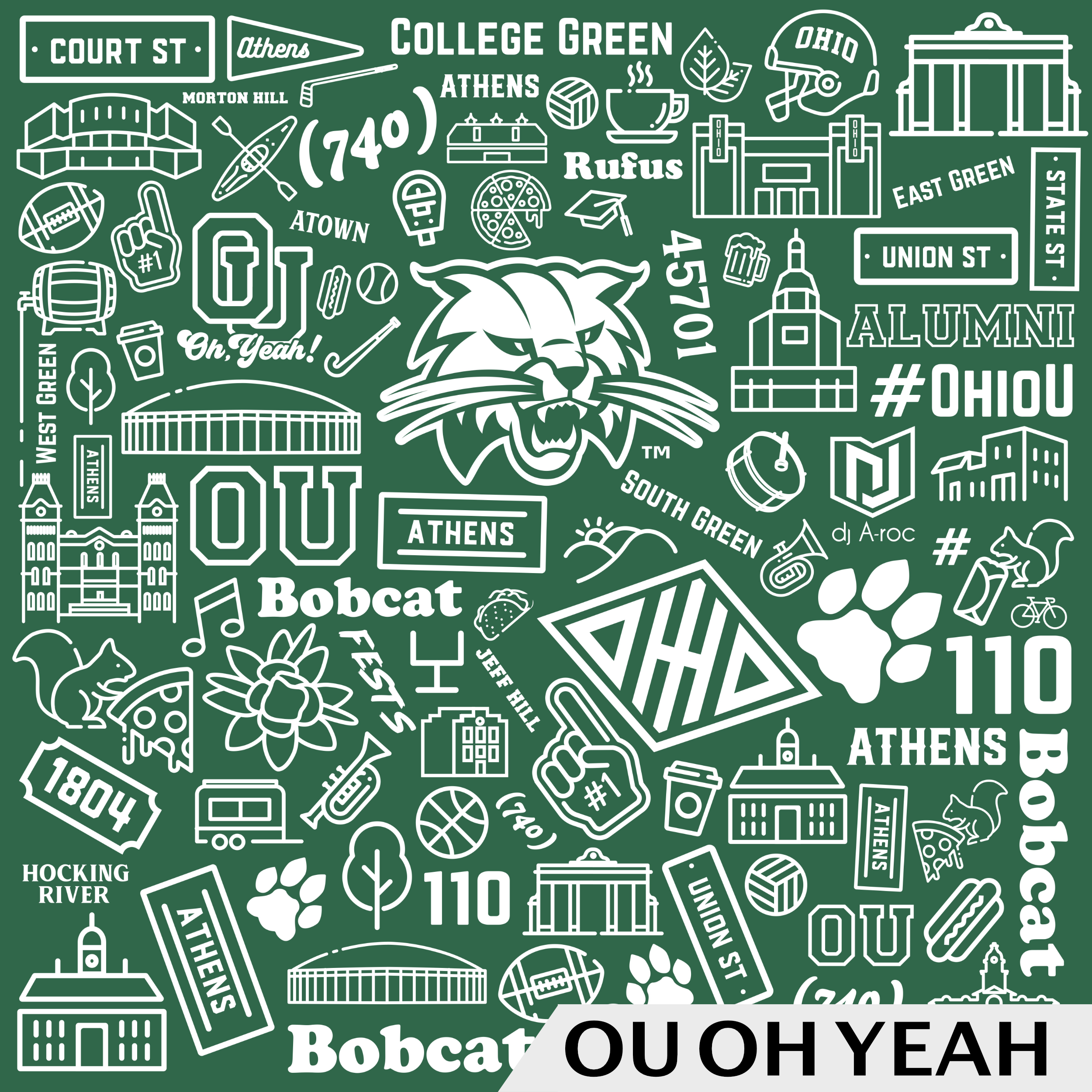 Custom Ohio University Only Designs