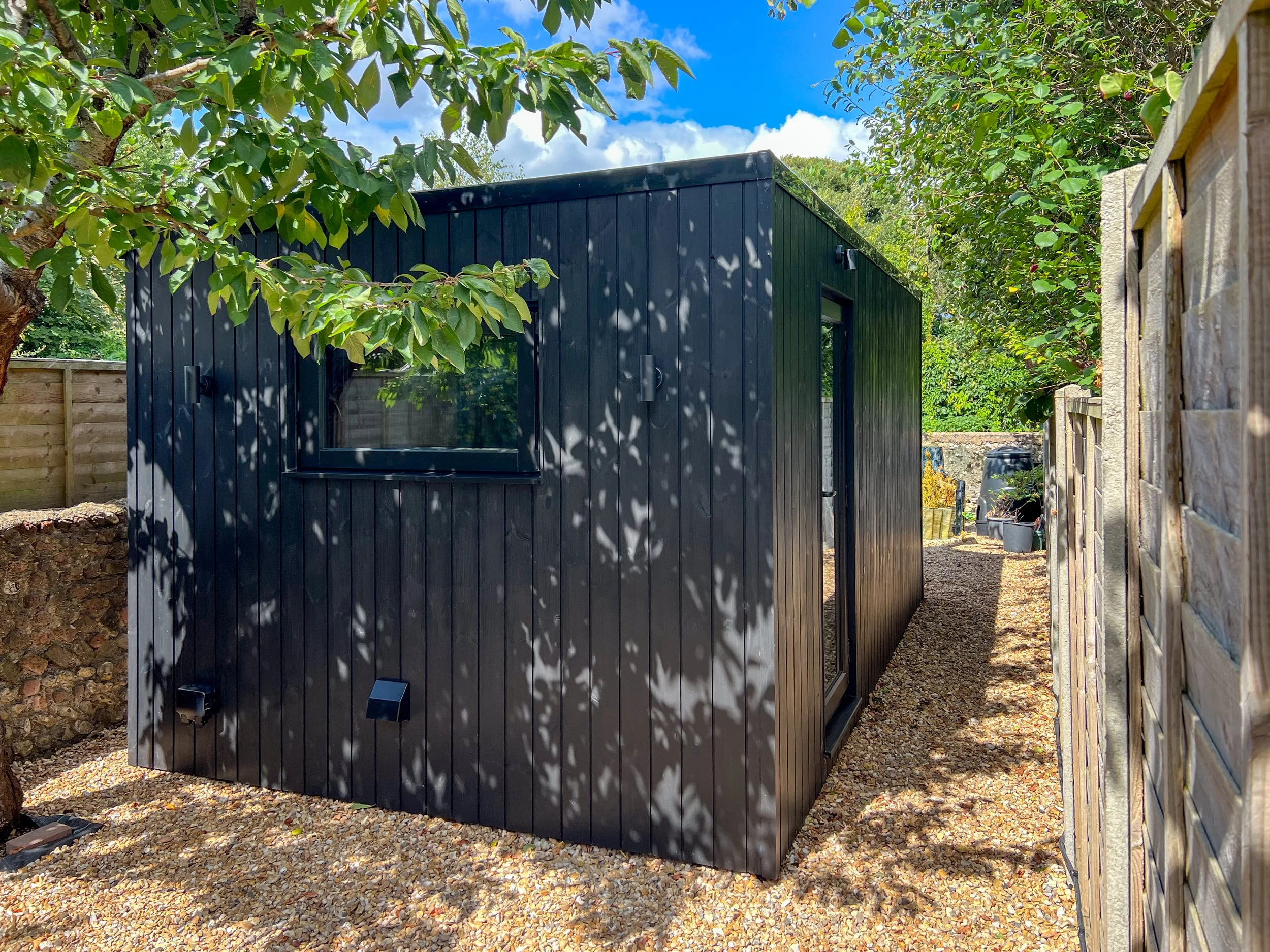 Bespoke Soundproof Garden Studio Build — Singer-Songwriter Recording Studio, Brighton