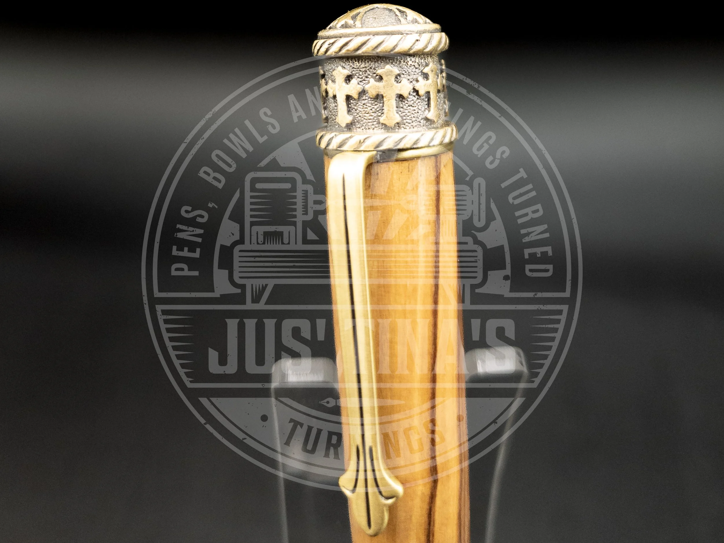 Faith Pen - 

This pen is made with Olive Wood that was grown in Jerusalem. Comes is a COA (Certificate of Authenticity) . 