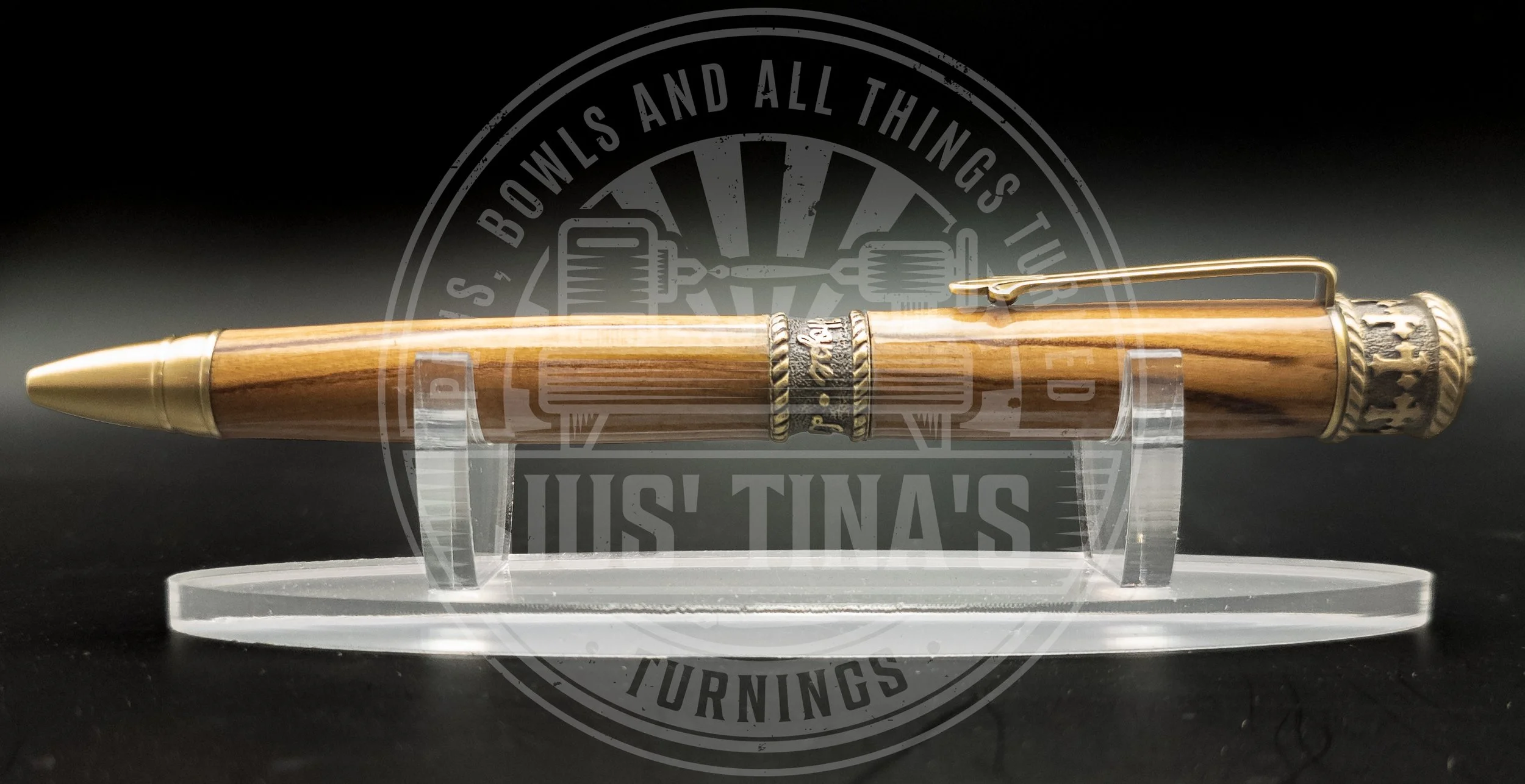 Faith Pen - 

This pen is made with Olive Wood that was grown in Jerusalem. Comes is a COA (Certificate of Authenticity) . 