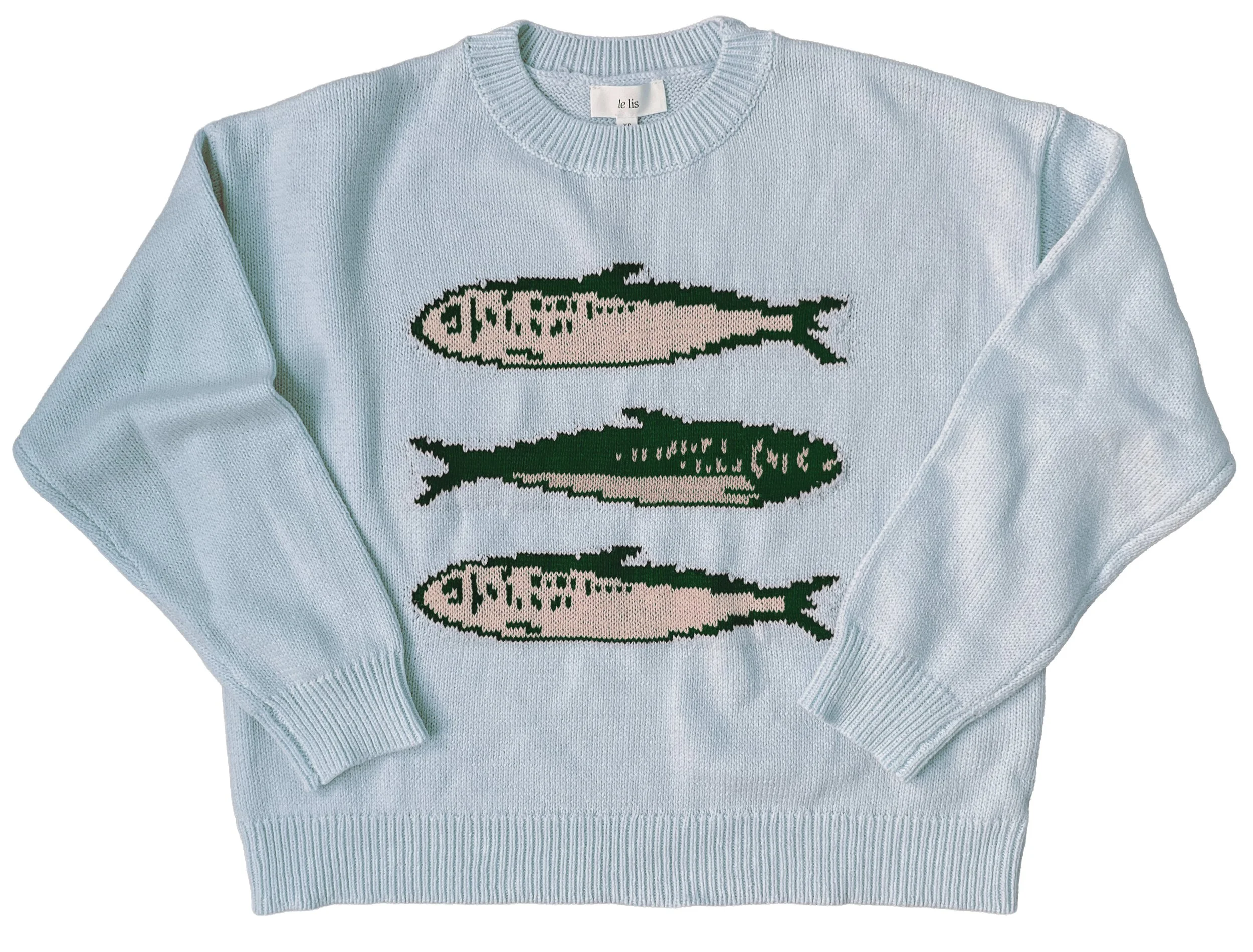 Sardine Trio Sweater – Blue