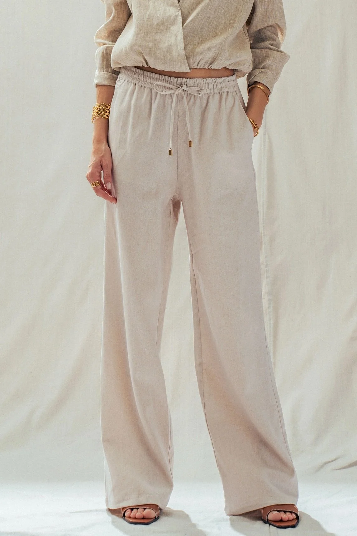 Sanibel Linen Pants – Natural
