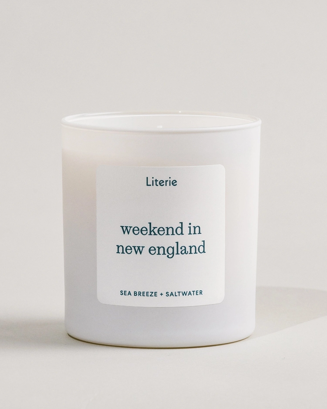 weekend in new england literie candle
