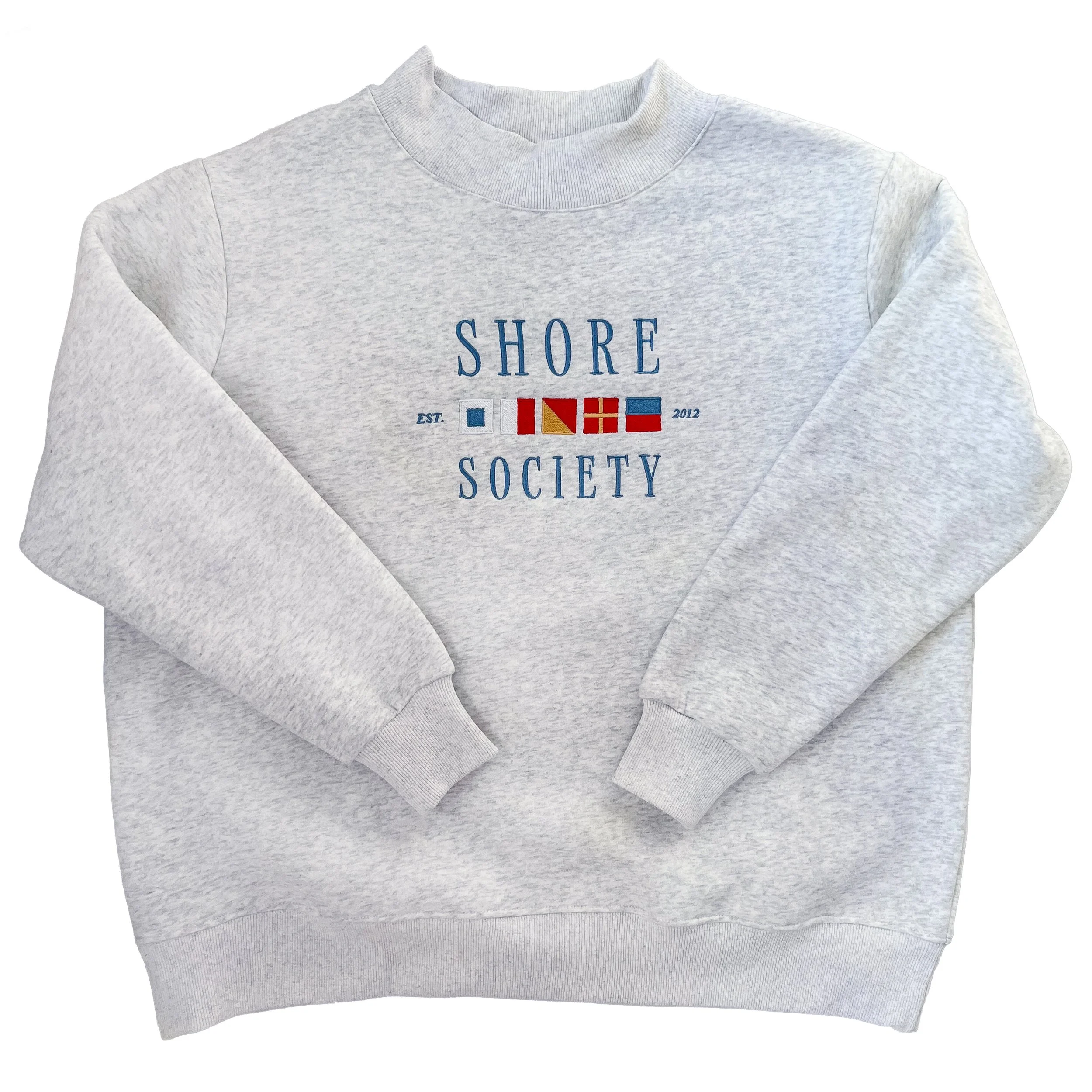 Shore Society Flag Mockneck