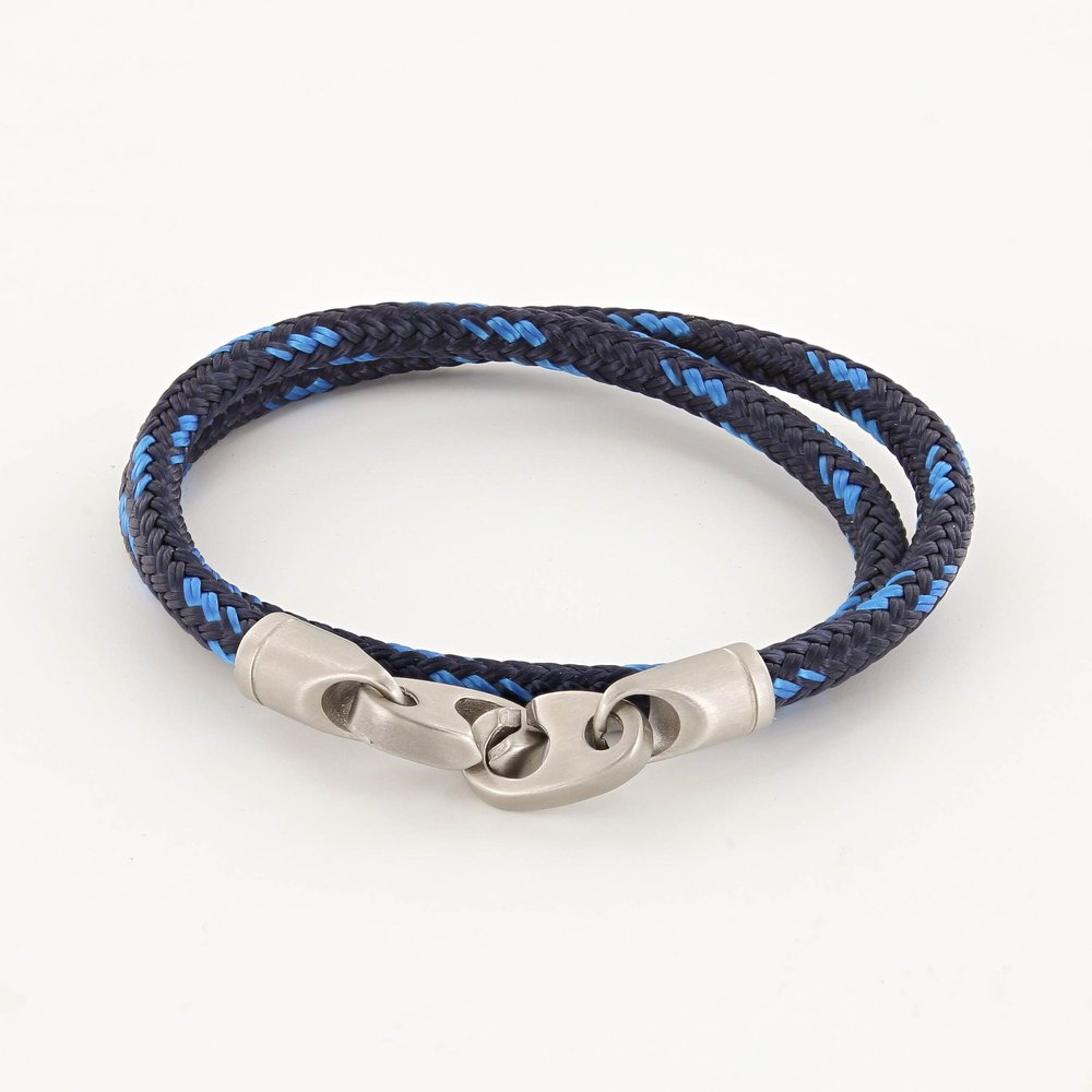 Sailormade Contender Double Rope Men's Bracelet -Sports Blue