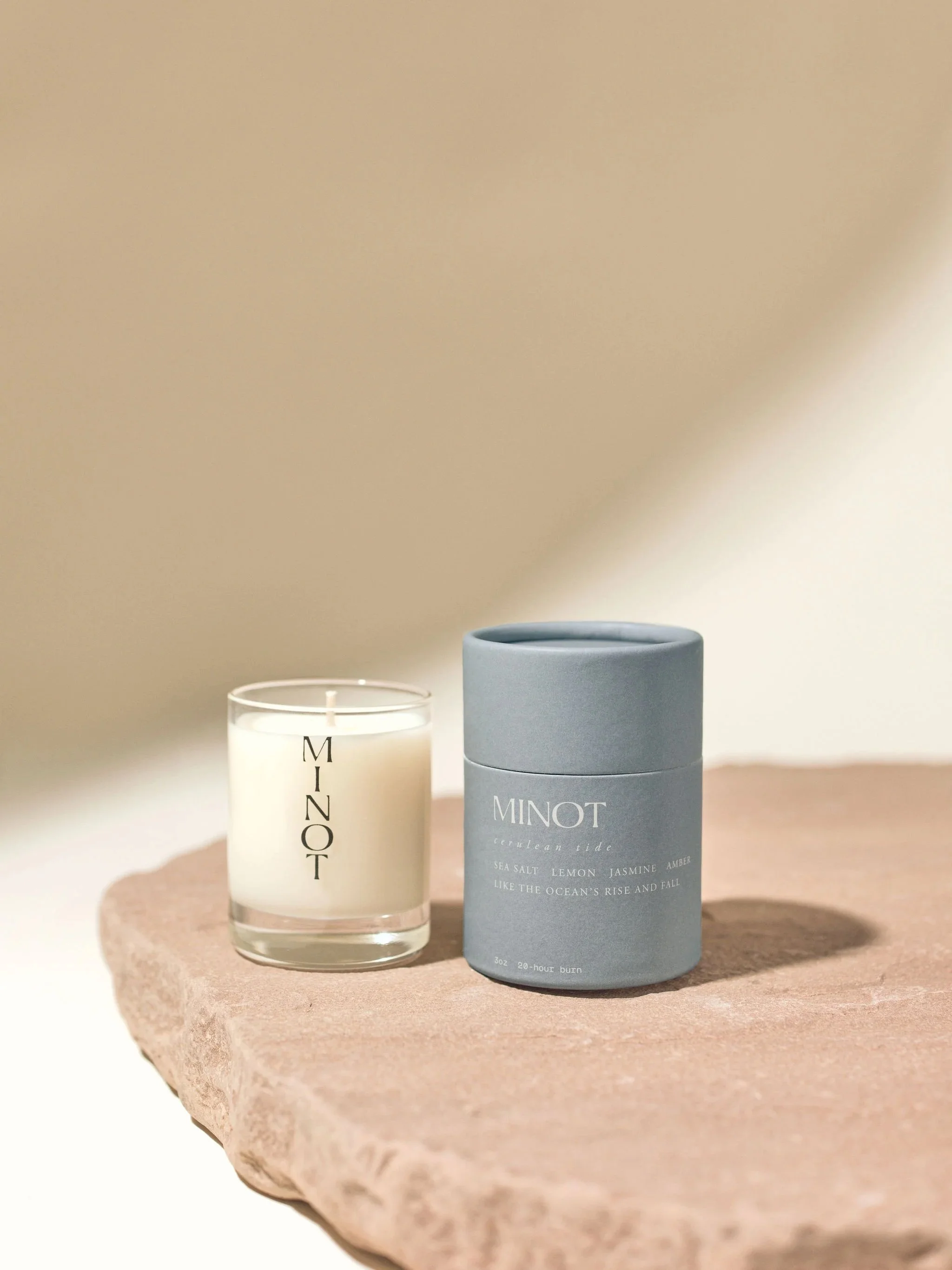 MINOT Mini Candle – Cerulean Tide