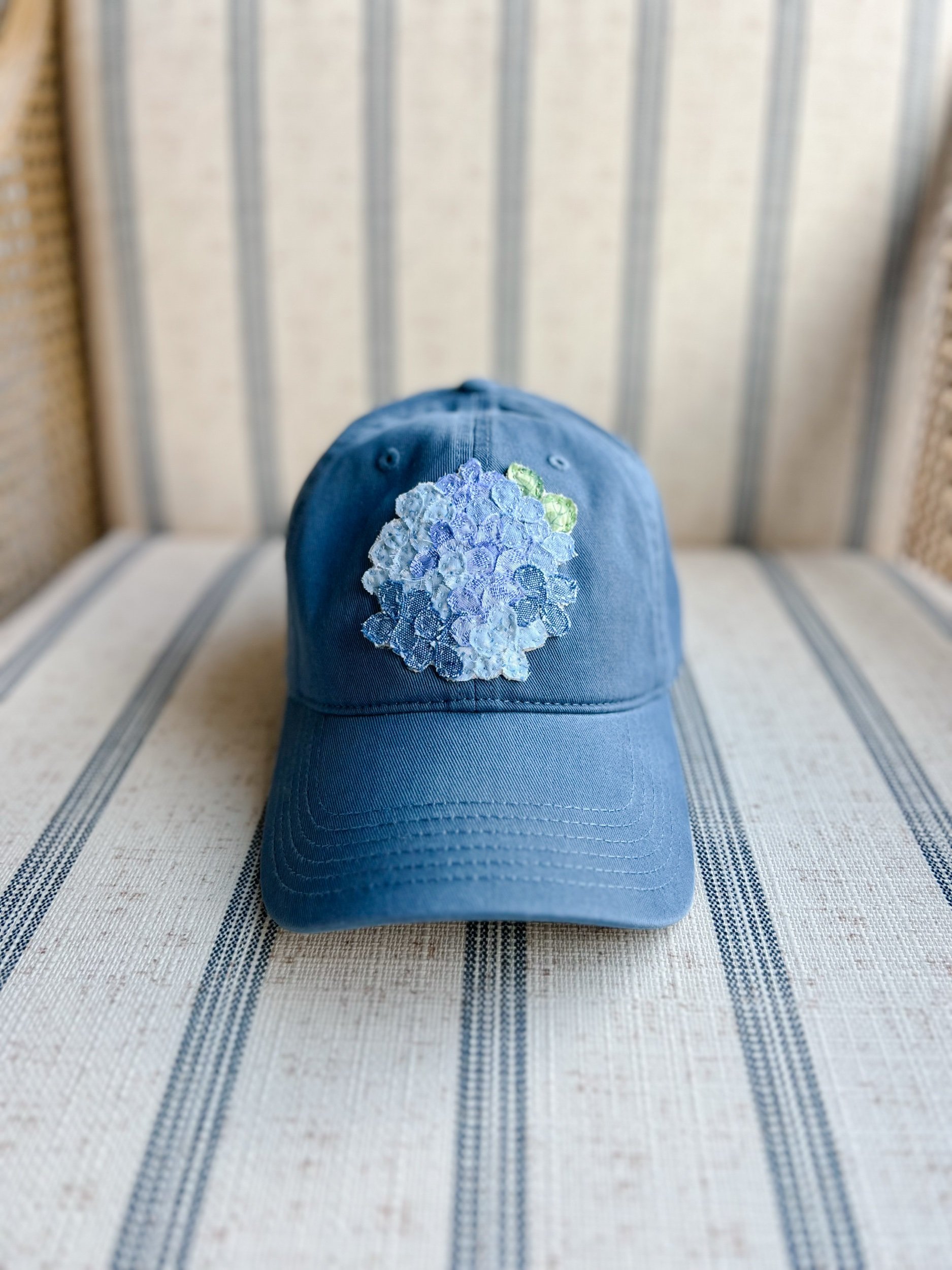 Hydrangea Cap – Lake Blue with Blue Hydrangea 3