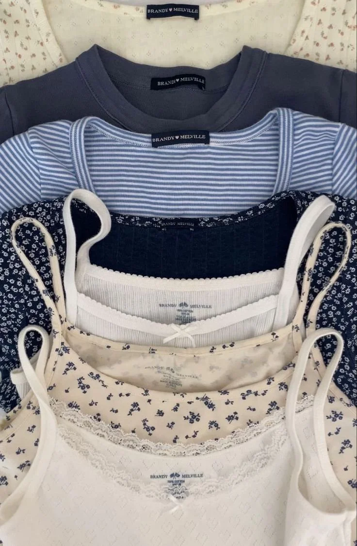 Coastal girl blue and white loungewear