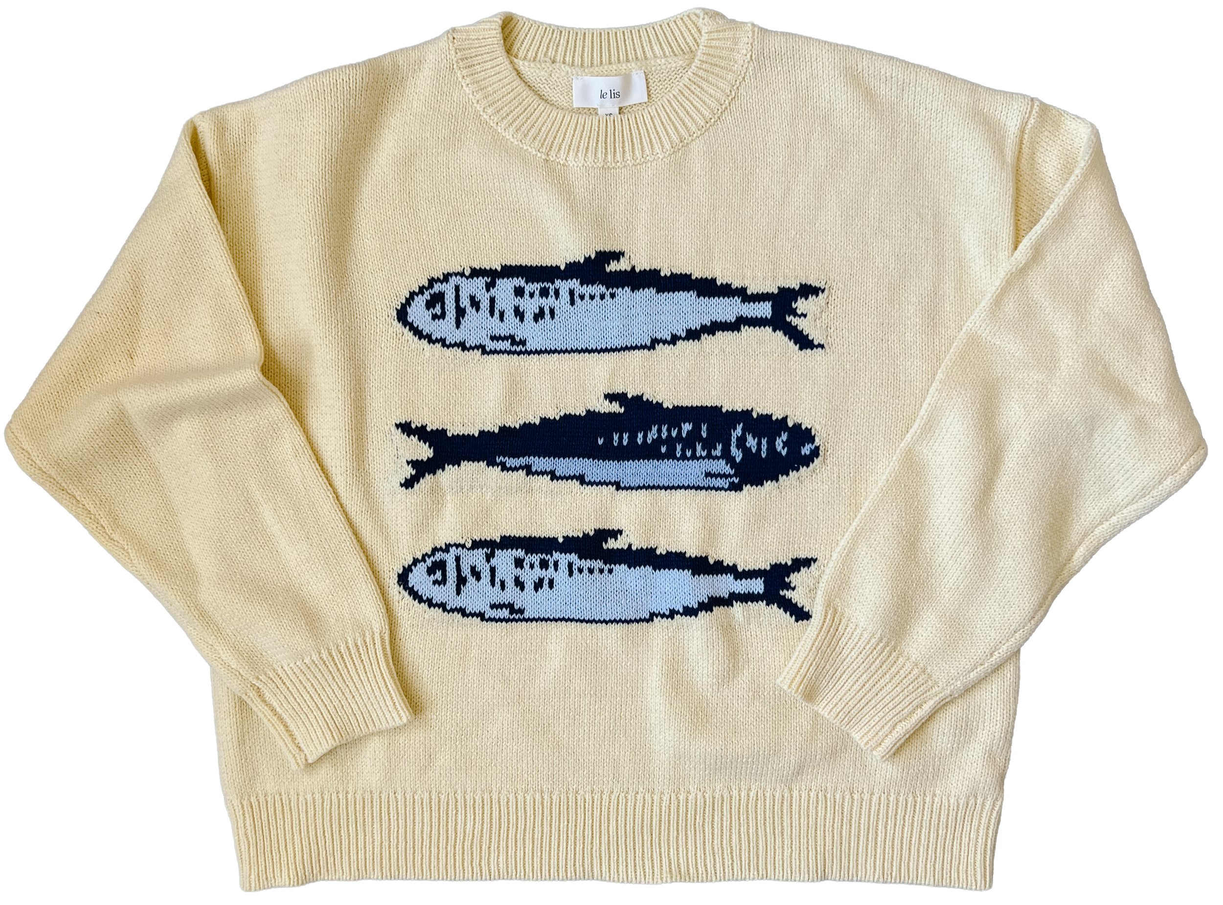 Sardine Trio Sweater – Yellow