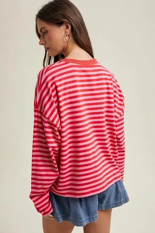 Cherry Sunset Striped Long Sleeve Tee 2.jpg