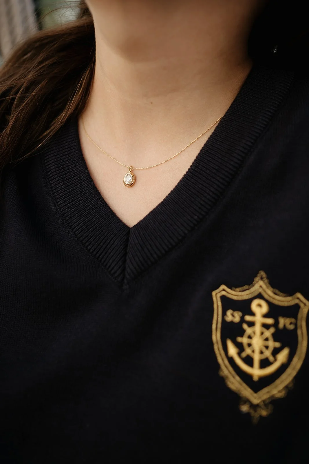 Nautical yacht club sweater for fall