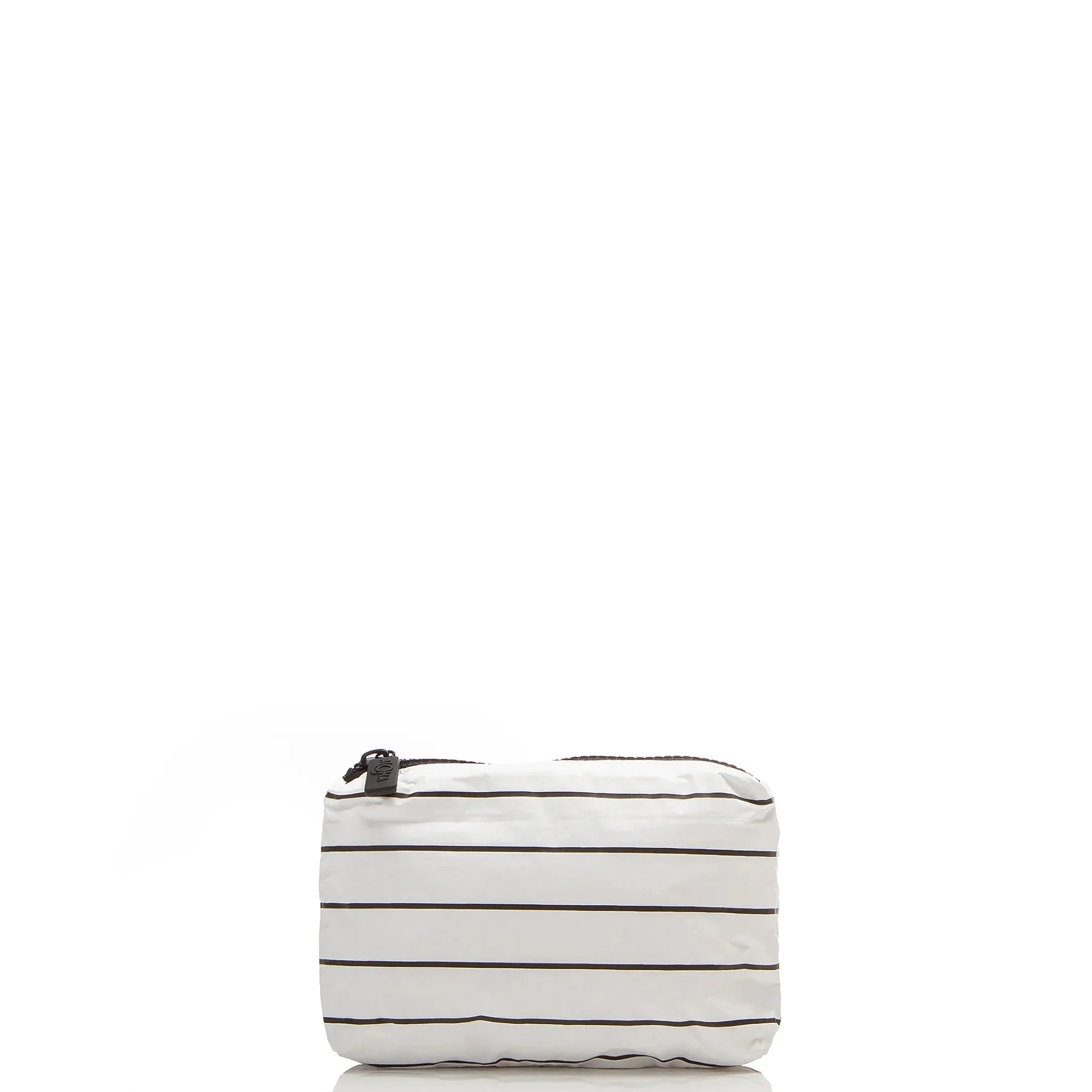 ALOHA Mini Pouch - Pinstripe, Black on White 3.jpeg