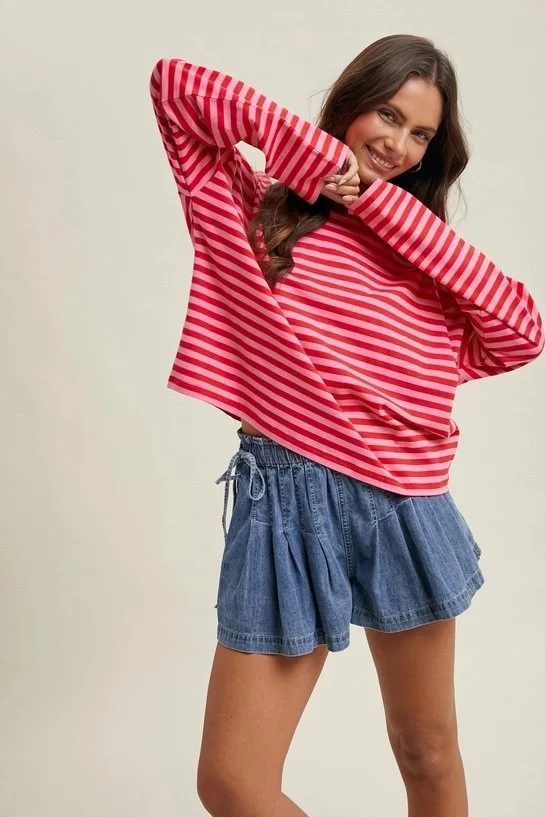 Cherry Sunset Striped Long Sleeve Tee 4.jpg