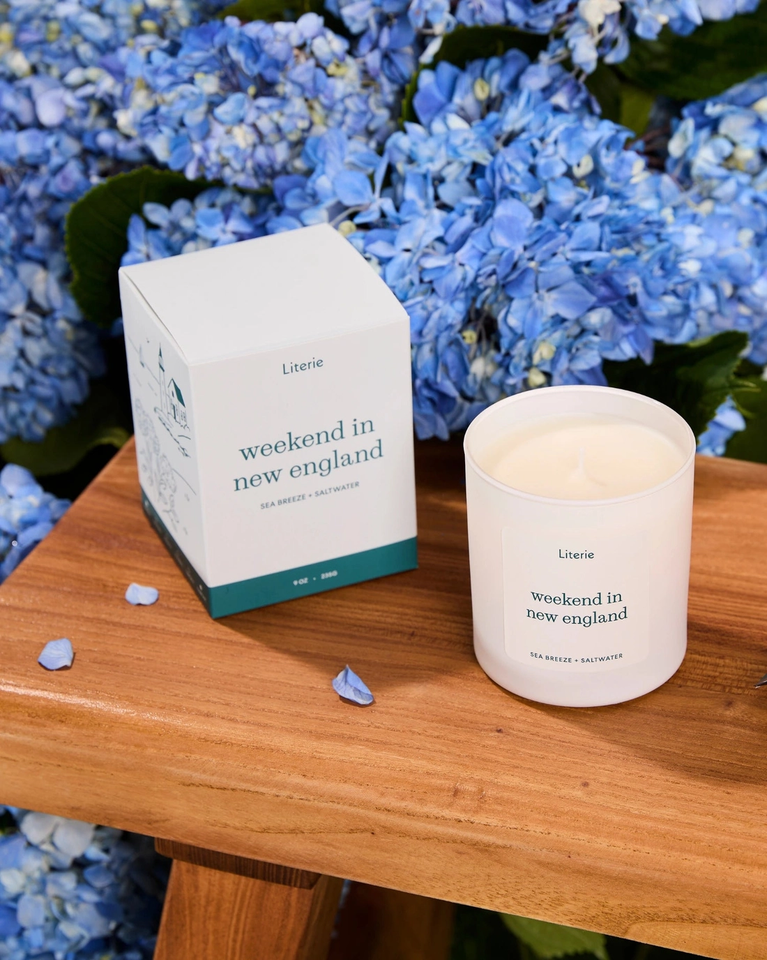 weekend in new england literie candle