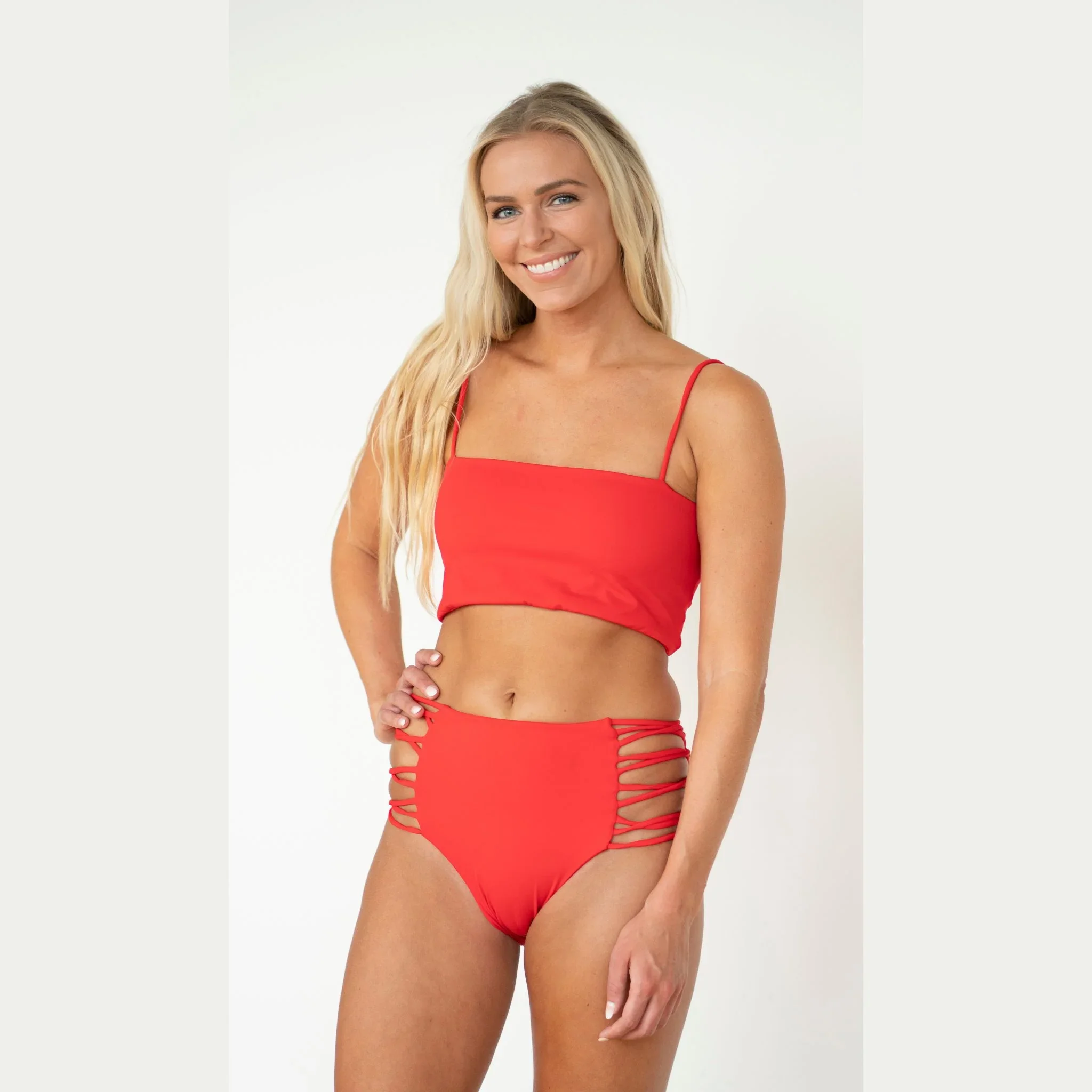 Bondi Bikini Top - Red 6.webp