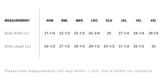 Lake Erie Classic Crewneck Unisex Size Chart.png