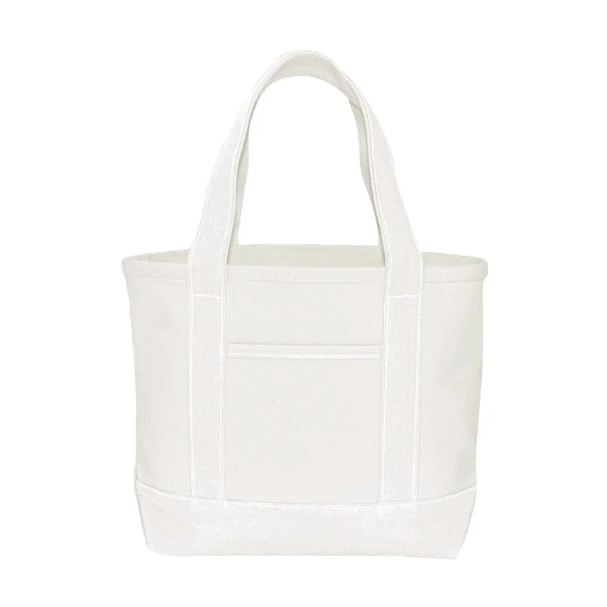 Small Canvas Tote – White