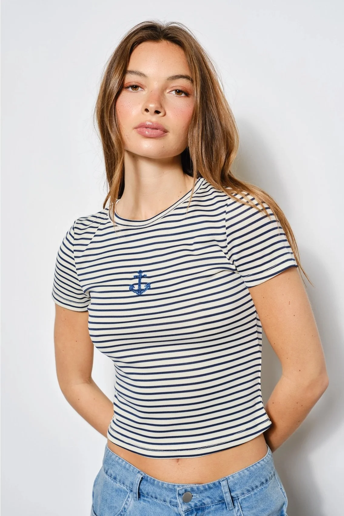 Striped Beaded Anchor Tee – Navy 2.jpeg