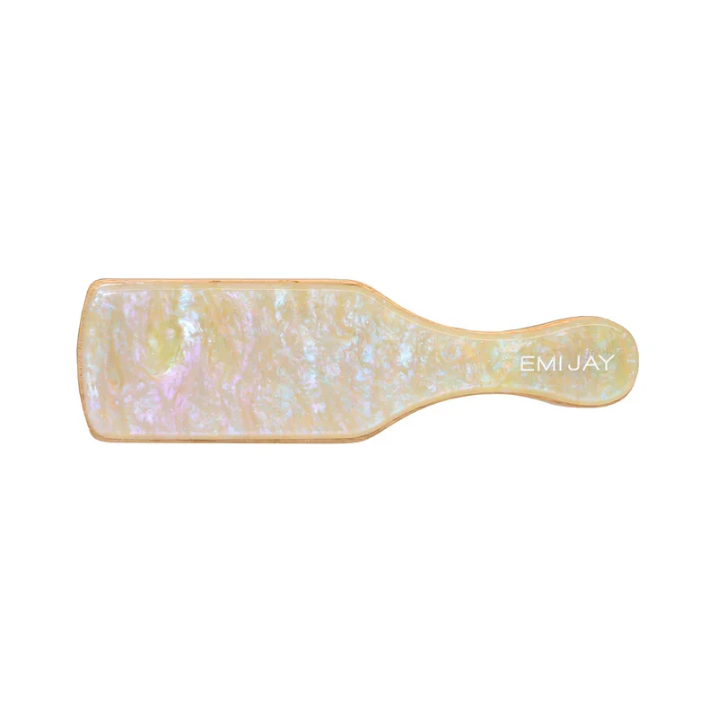 Emi Jay Mini Boar Bristle Brush - Lemon Sugar