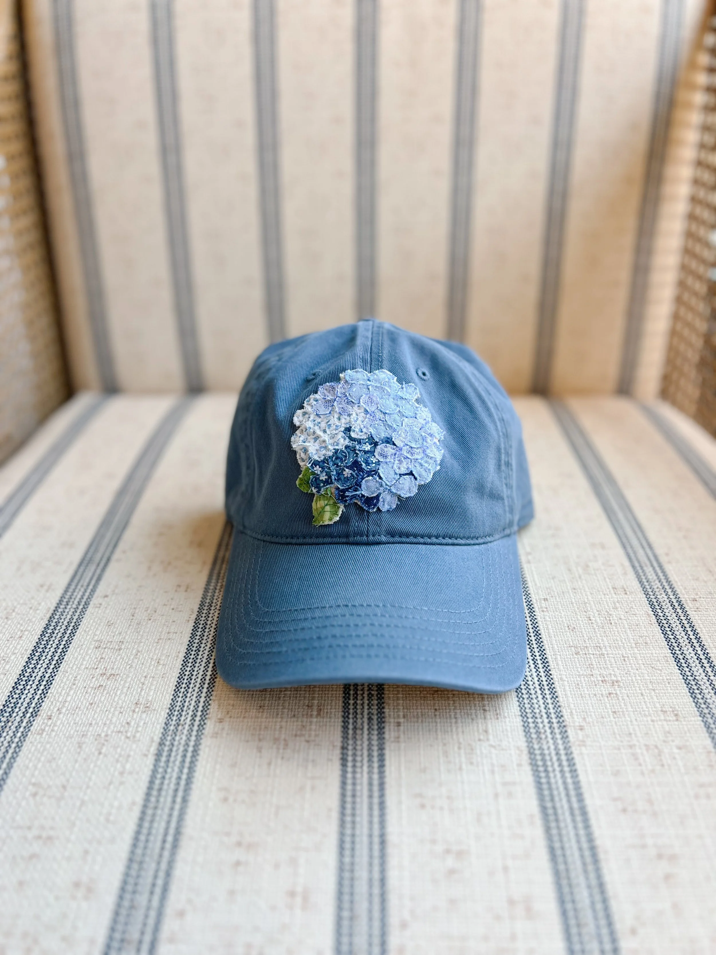 Hydrangea Cap – Lake Blue with Blue Hydrangea 8