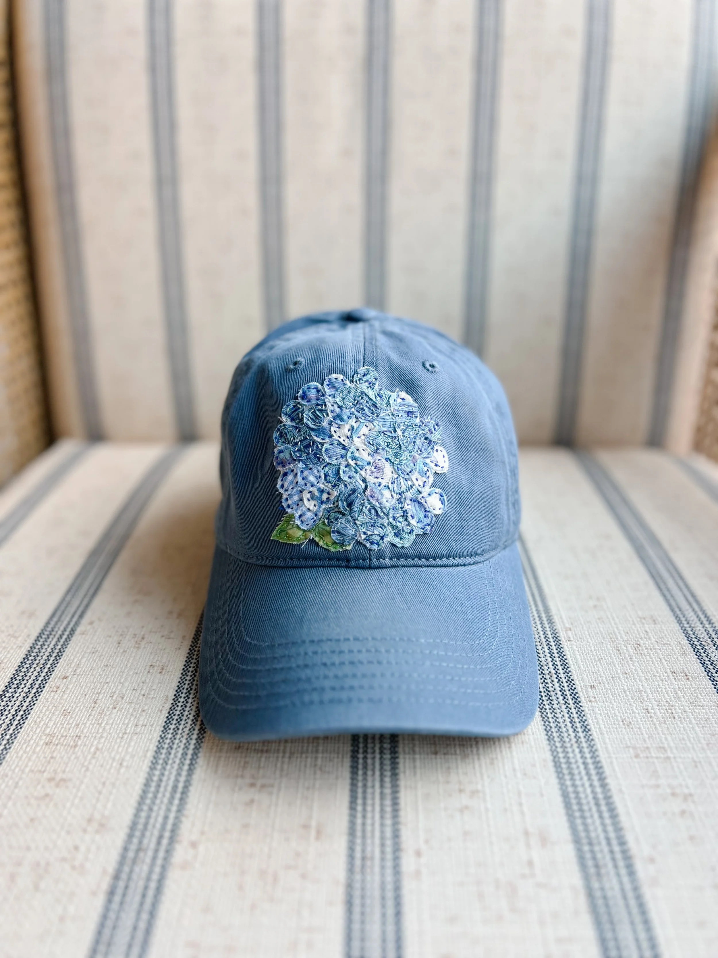 Hydrangea Cap – Lake Blue with Blue Hydrangea 4