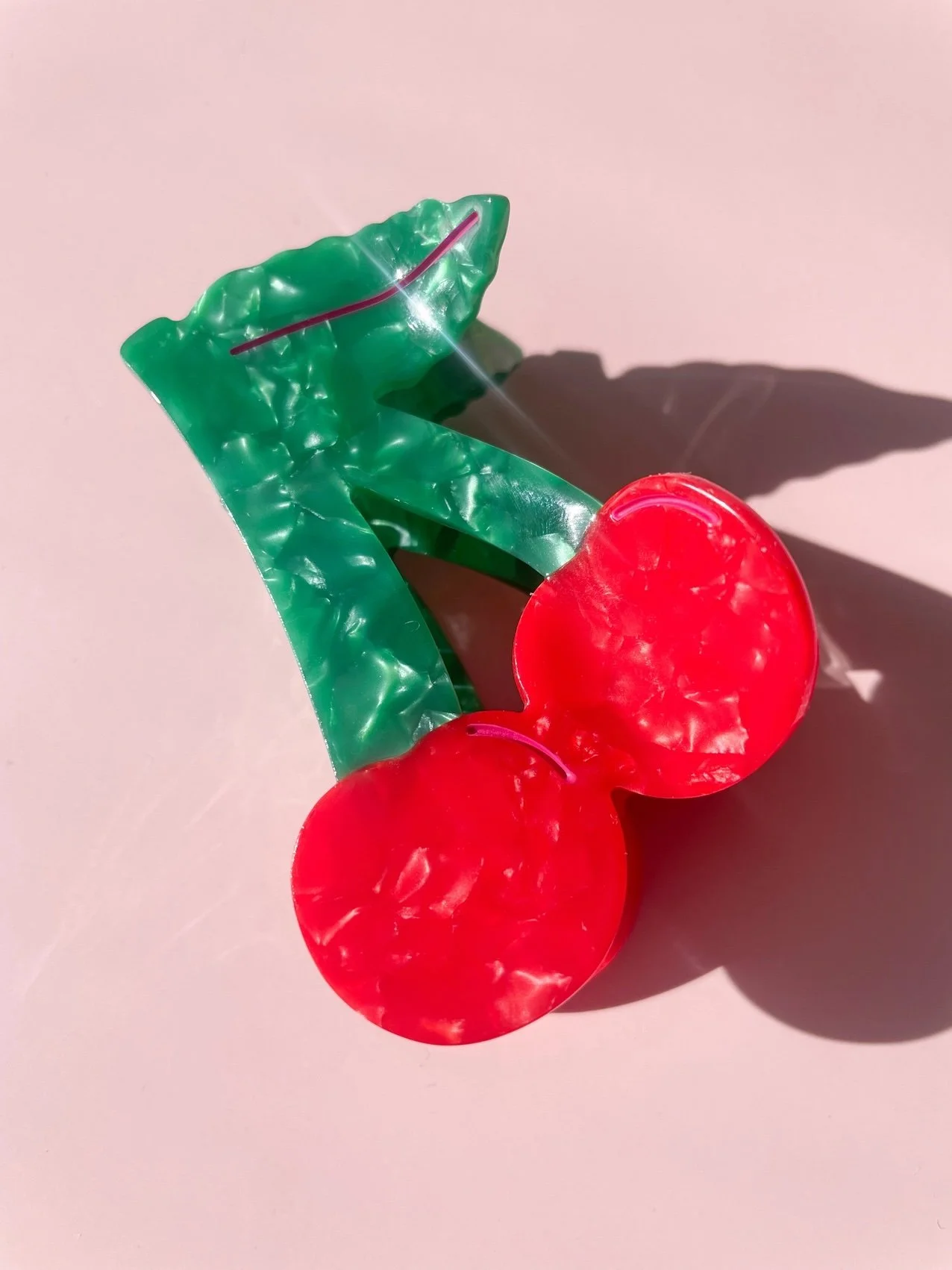 Cherry Claw Clip