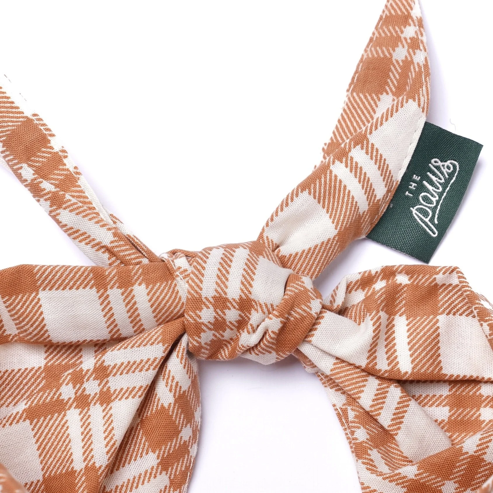 Ginger Plaid Halloween Dog Bandana 1.jpeg