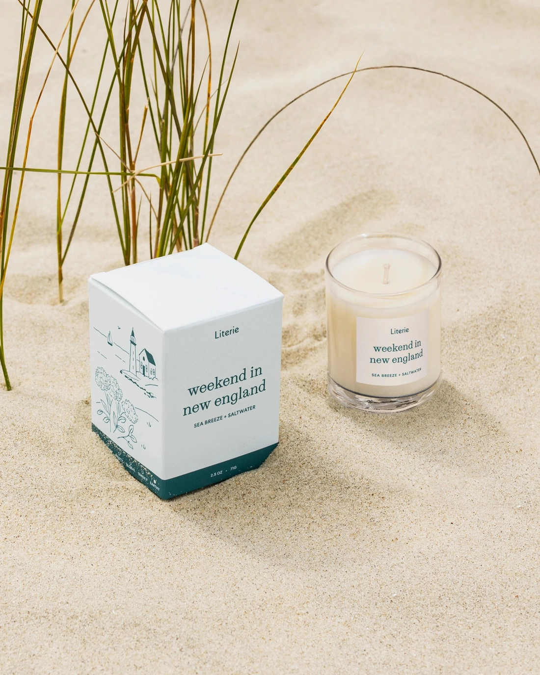 weekend in new england literie candle little
