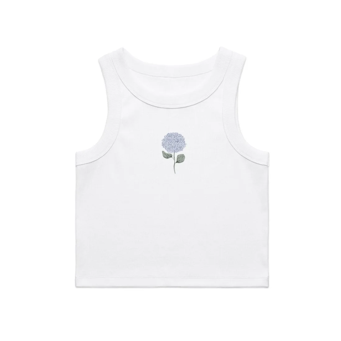 Hydrangea Coastal Icon Ribbed Tank.jpg