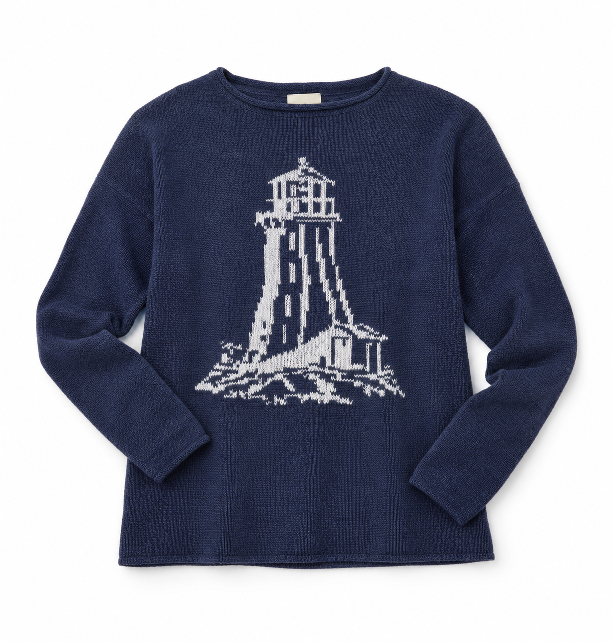 Lighthouse Rollneck Sweater – Navy